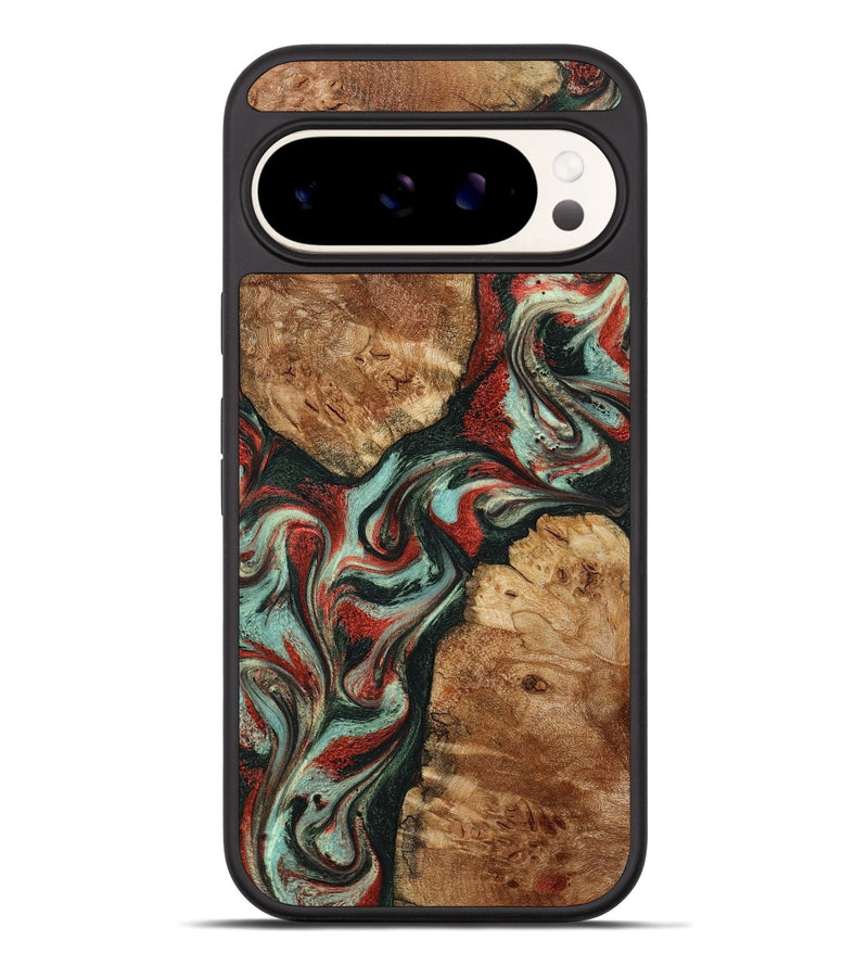 Pixel 9 Pro XL Wood Phone Case - Selena (Green, 798101)