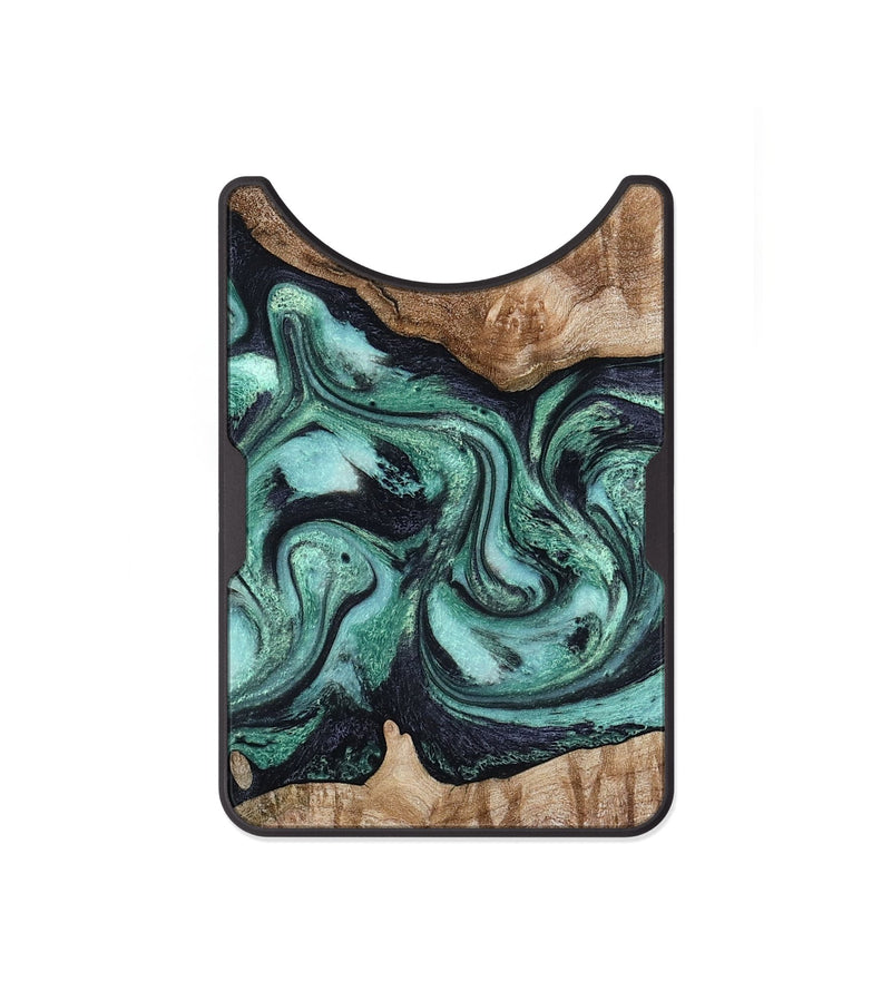 Alloy Wood Wallet - Major (Green, 798102)
