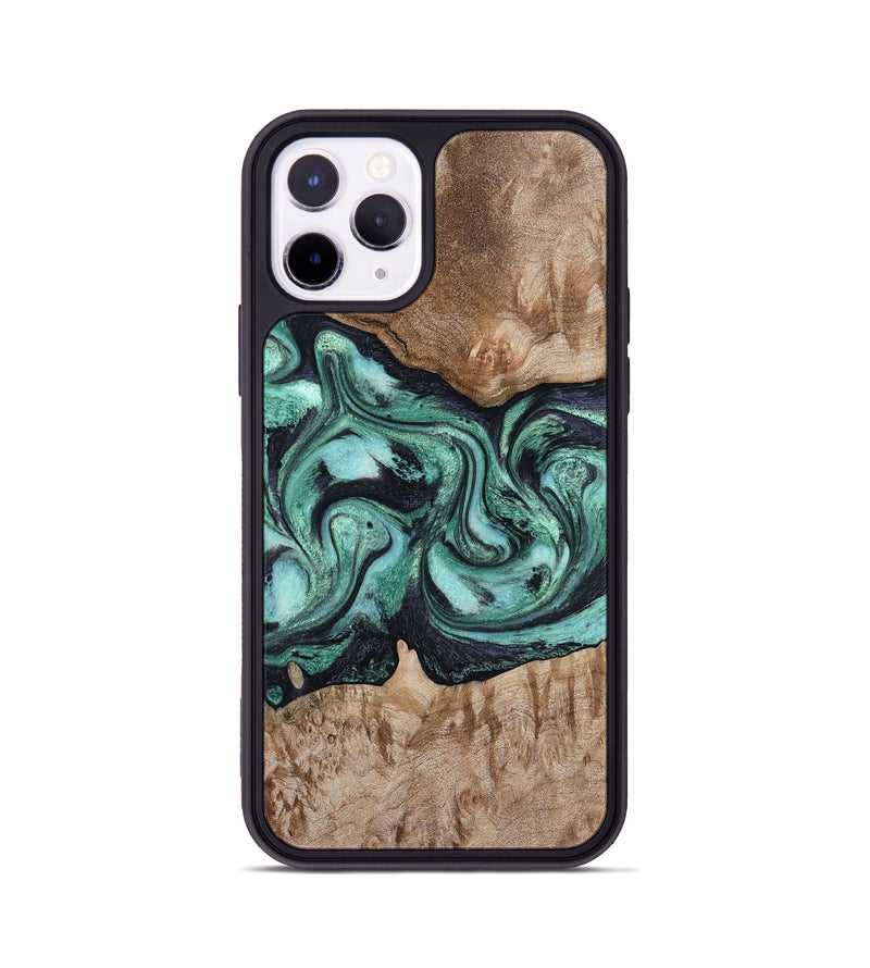 iPhone 11 Pro Wood Phone Case - Major (Green, 798102)