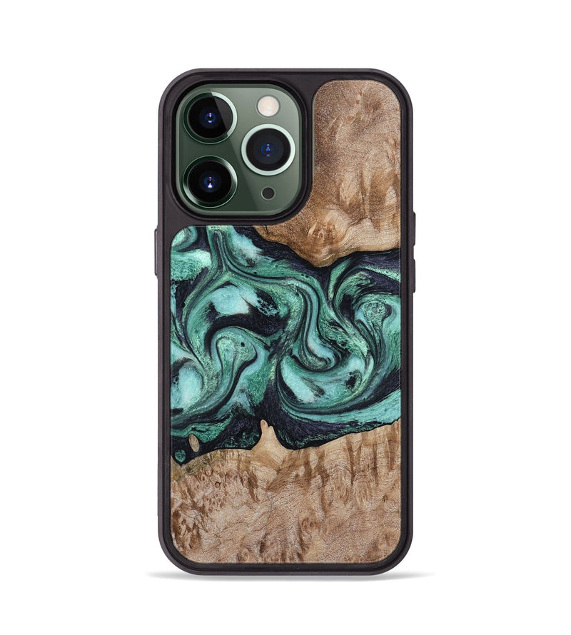 iPhone 13 Pro Wood Phone Case - Major (Green, 798102)