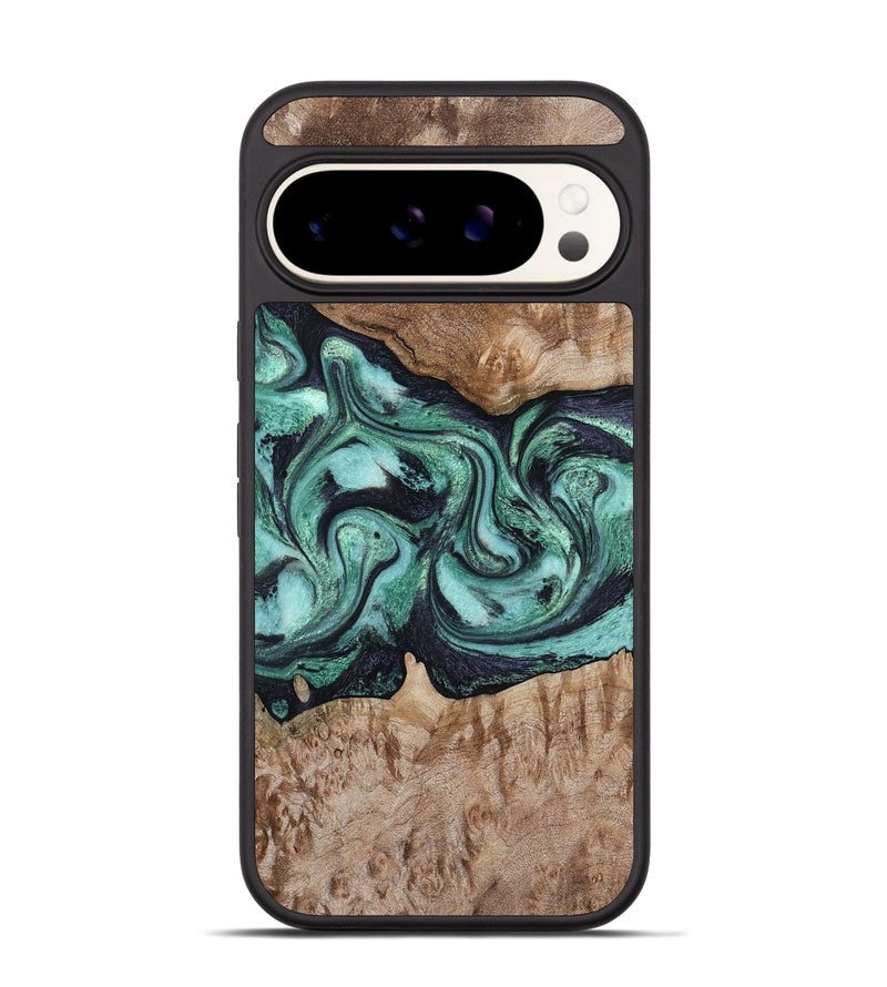 Pixel 9 Pro Wood Phone Case - Major (Green, 798102)