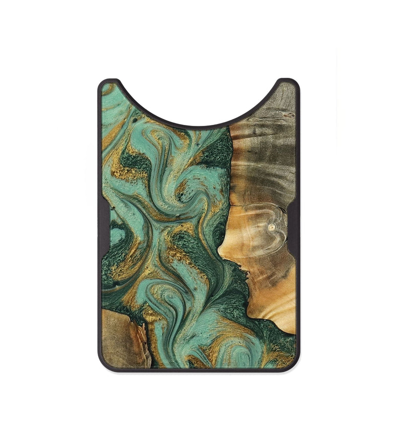 Alloy Wood Wallet - Donie (Green, 798103)