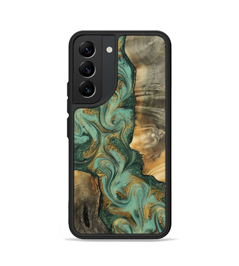 Galaxy S22 Wood Phone Case - Donie (Green, 798103)