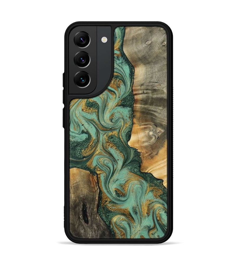 Galaxy S22 Plus Wood Phone Case - Donie (Green, 798103)