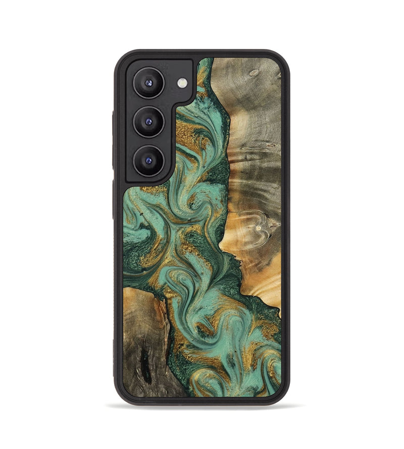 Galaxy S23 Wood Phone Case - Donie (Green, 798103)