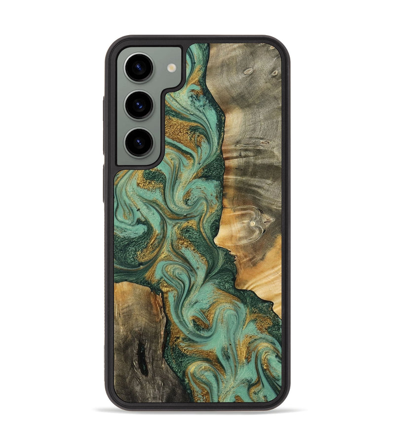 Galaxy S23 Plus Wood Phone Case - Donie (Green, 798103)