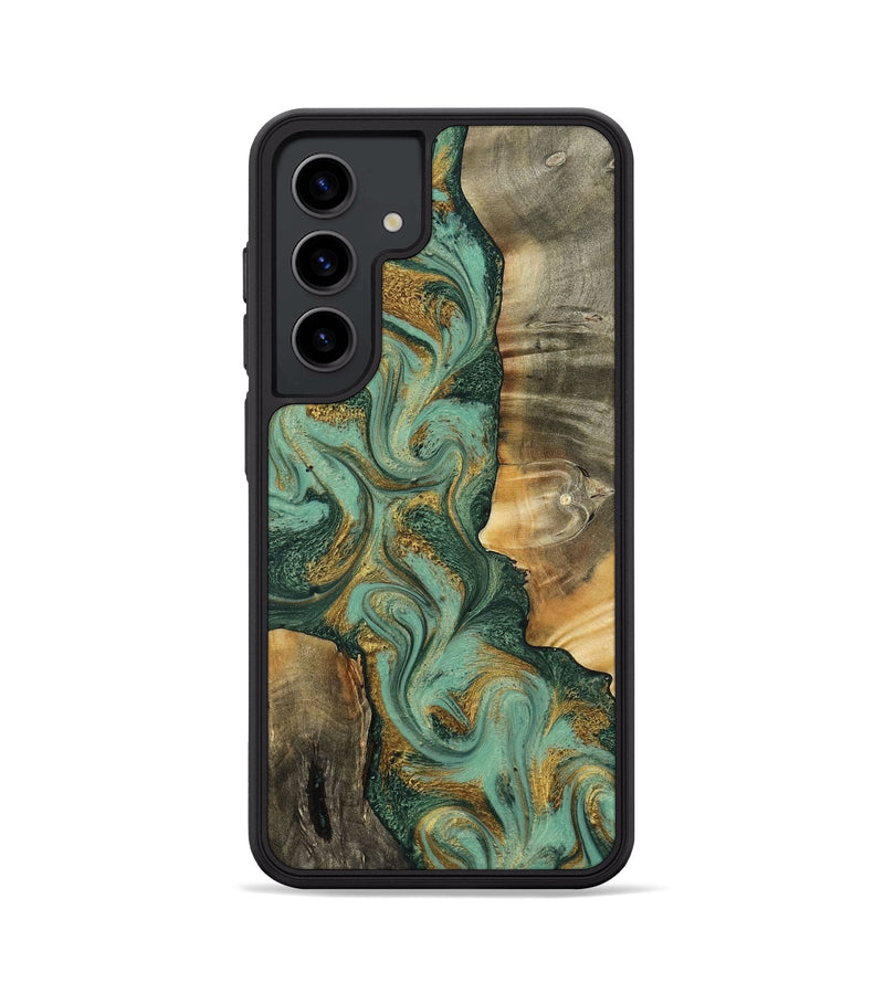 Galaxy S24 Wood Phone Case - Donie (Green, 798103)