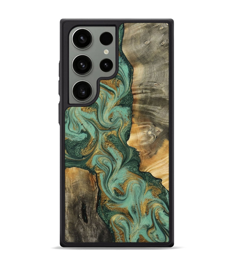 Galaxy S24 Ultra Wood Phone Case - Donie (Green, 798103)