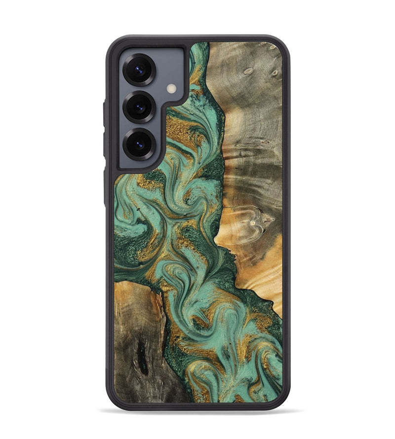 Galaxy S25 Plus Wood Phone Case - Donie (Green, 798103)