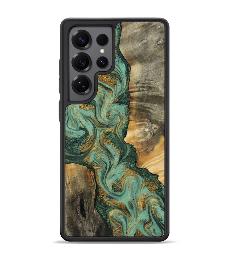 Galaxy S25 Ultra Wood Phone Case - Donie (Green, 798103)
