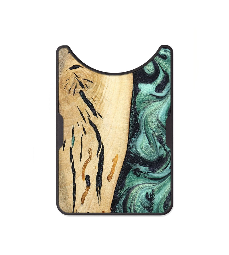 Alloy Wood Wallet - Heidi (Green, 798107)