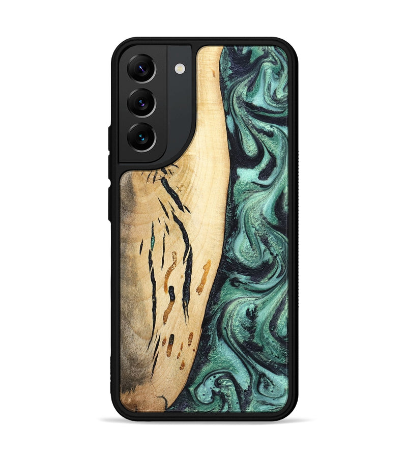 Galaxy S22 Plus Wood Phone Case - Heidi (Green, 798107)