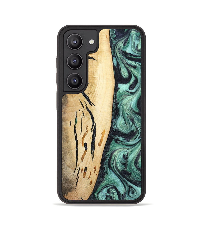Galaxy S23 Wood Phone Case - Heidi (Green, 798107)