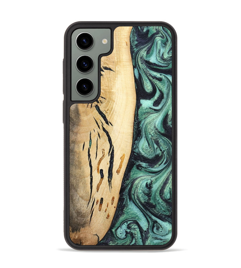 Galaxy S23 Plus Wood Phone Case - Heidi (Green, 798107)