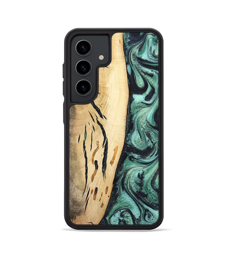Galaxy S24 Wood Phone Case - Heidi (Green, 798107)