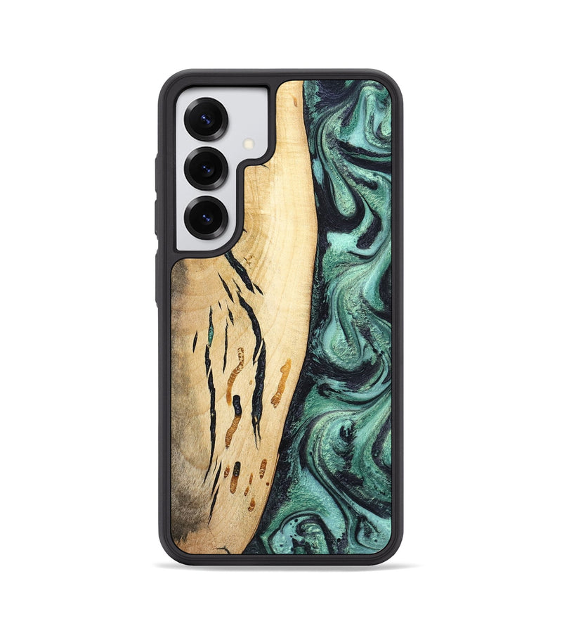 Galaxy S25 Wood Phone Case - Heidi (Green, 798107)