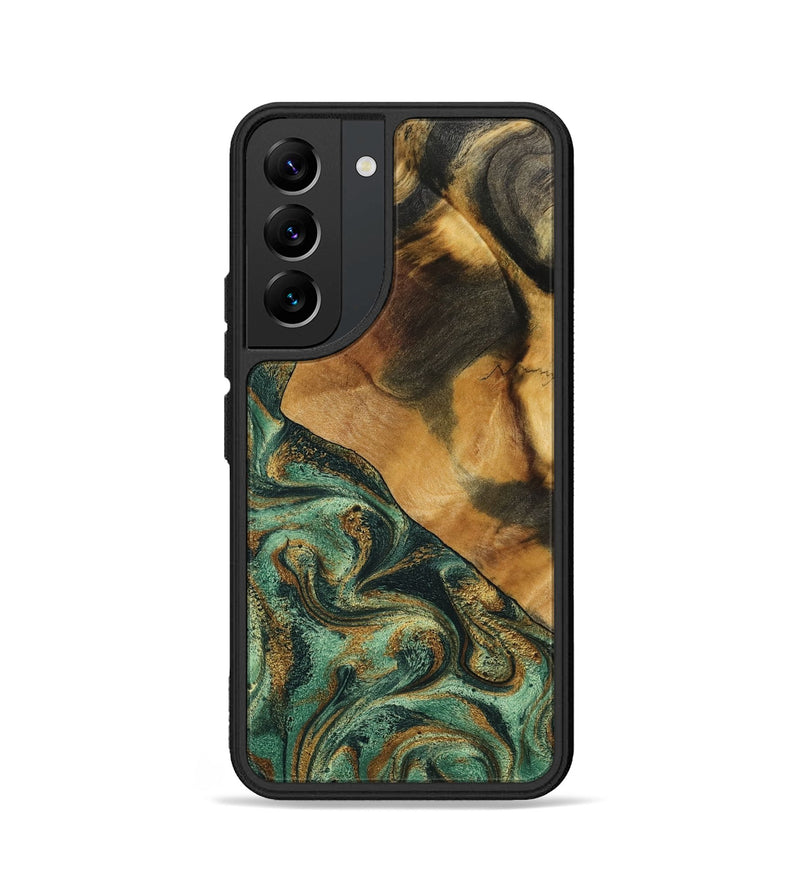Galaxy S22 Wood Phone Case - Briggs (Green, 798108)