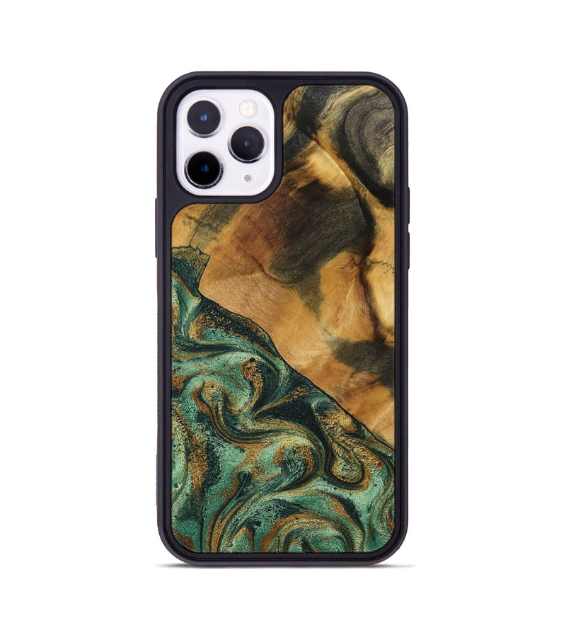 iPhone 11 Pro Wood Phone Case - Briggs (Green, 798108)