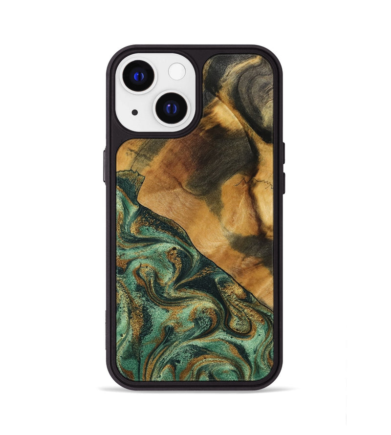 iPhone 13 Wood Phone Case - Briggs (Green, 798108)