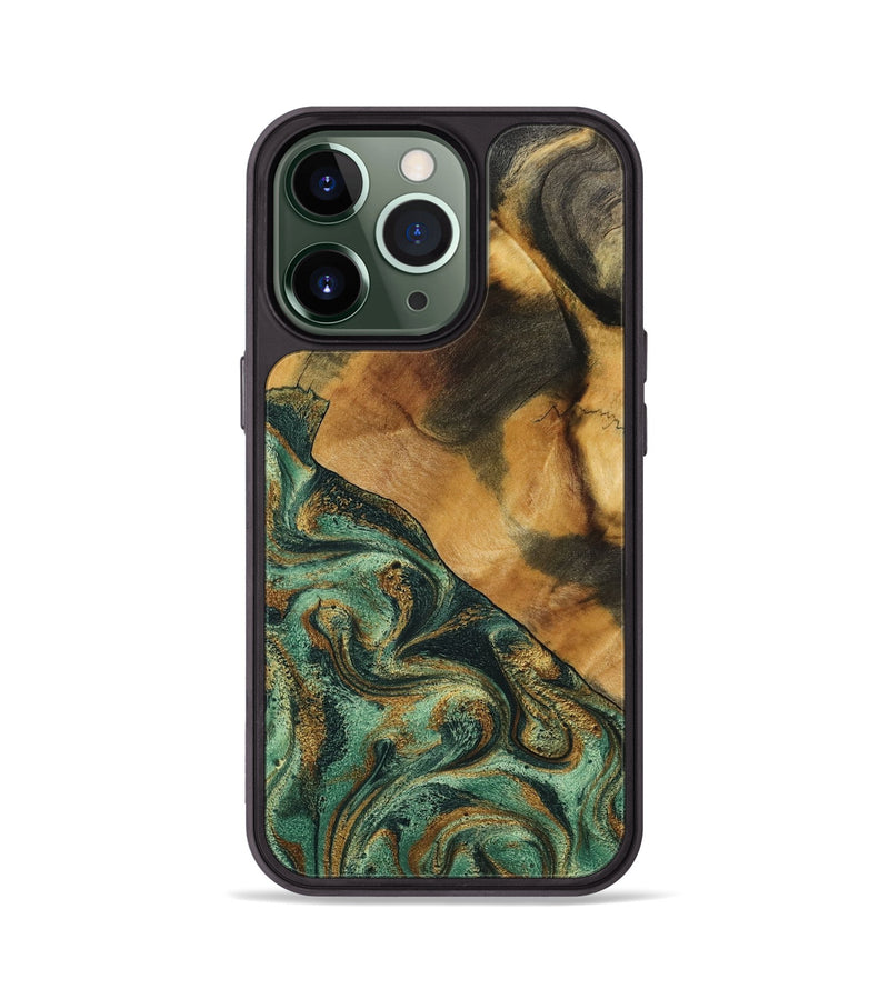 iPhone 13 Pro Wood Phone Case - Briggs (Green, 798108)