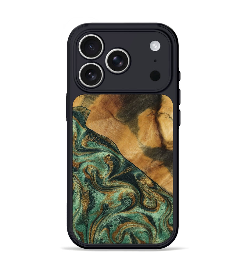 iPhone 17 Pro Wood Phone Case - Briggs (Green, 798108)