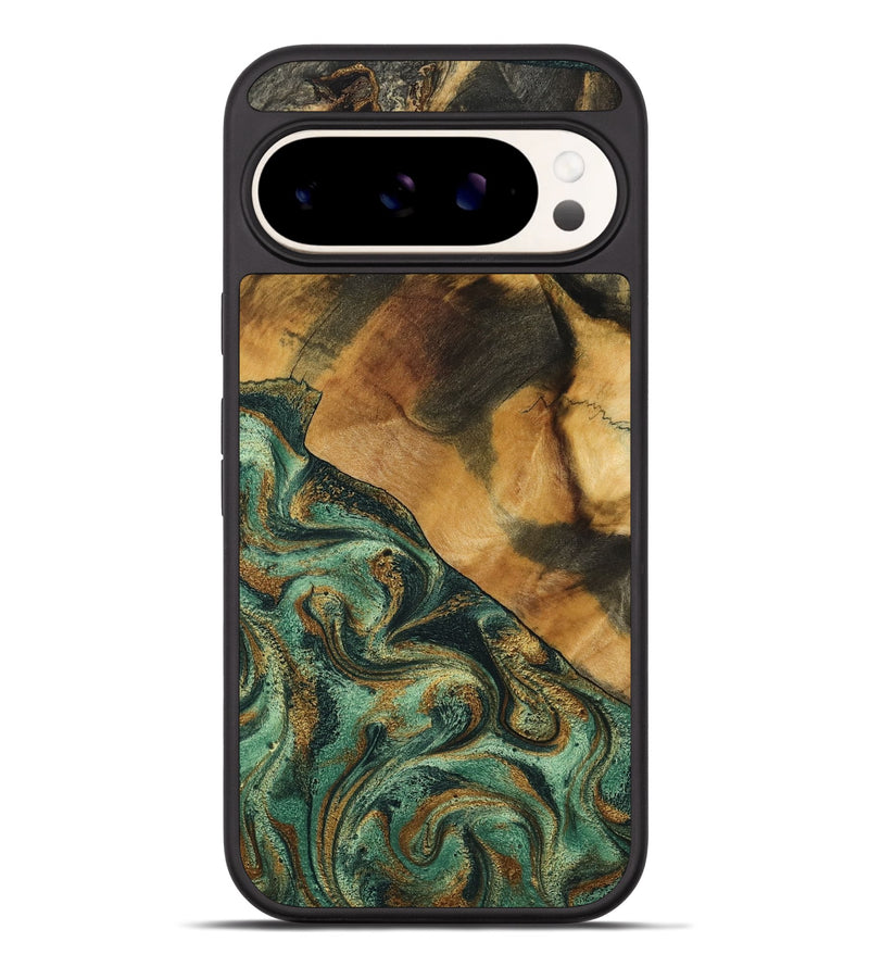 Pixel 9 Pro XL Wood Phone Case - Briggs (Green, 798108)