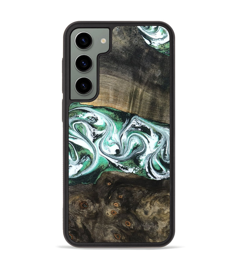 Galaxy S23 Plus Wood Phone Case - Justus (Green, 798109)