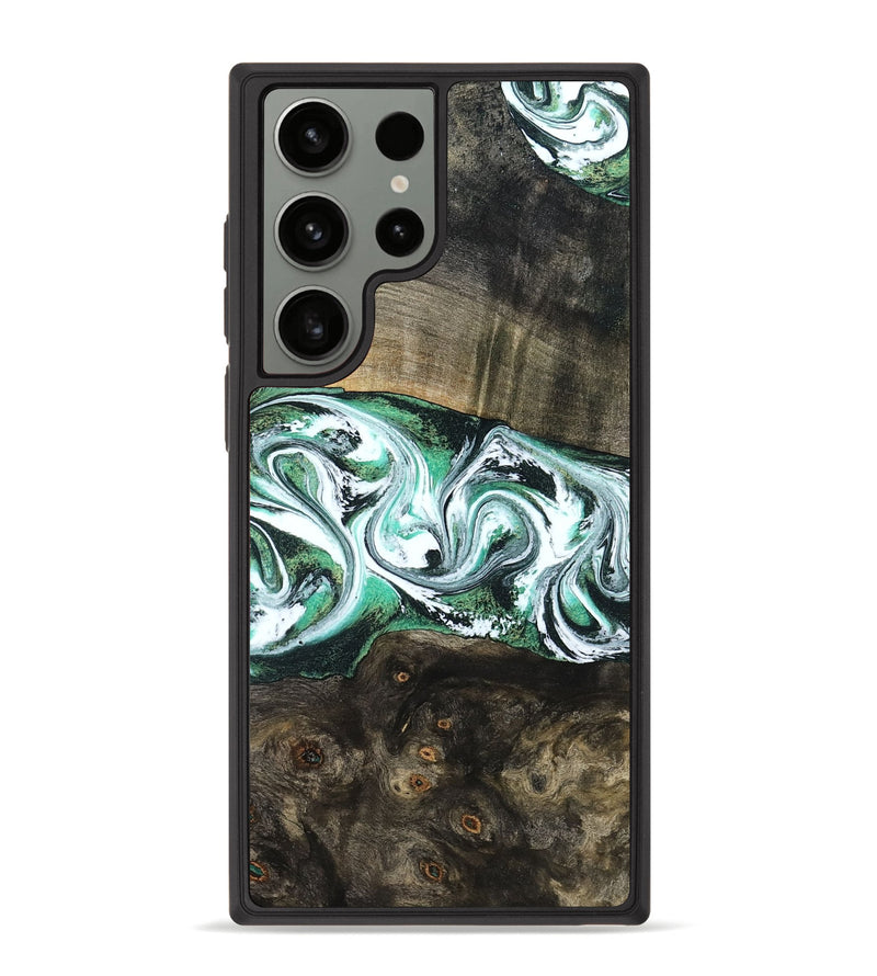 Galaxy S23 Ultra Wood Phone Case - Justus (Green, 798109)