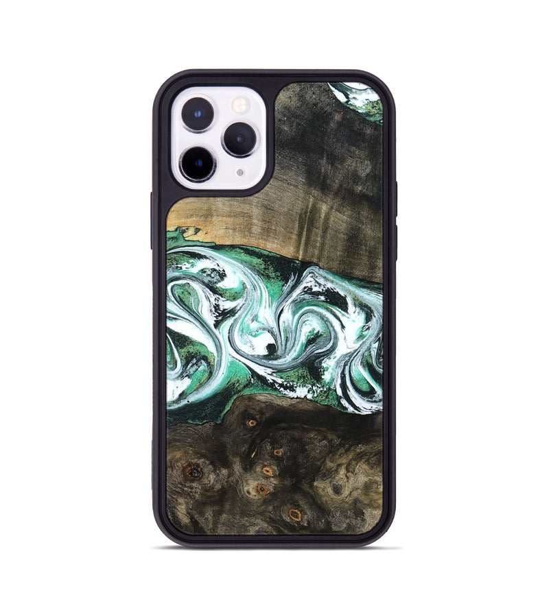 iPhone 11 Pro Wood Phone Case - Justus (Green, 798109)