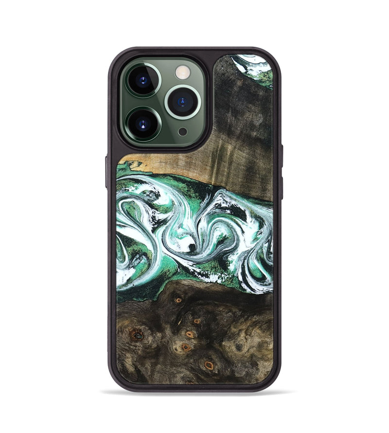 iPhone 13 Pro Wood Phone Case - Justus (Green, 798109)