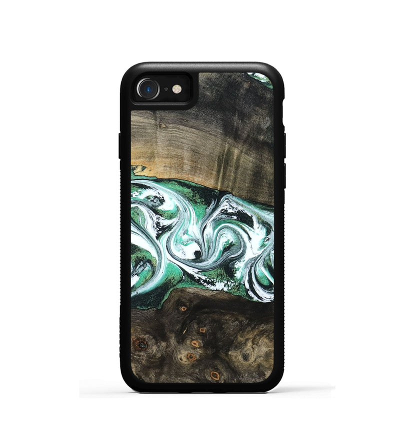 iPhone SE Wood Phone Case - Justus (Green, 798109)