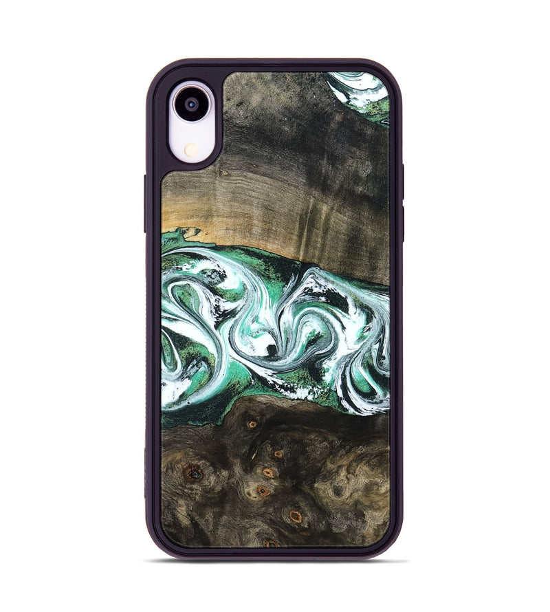 iPhone Xr Wood Phone Case - Justus (Green, 798109)
