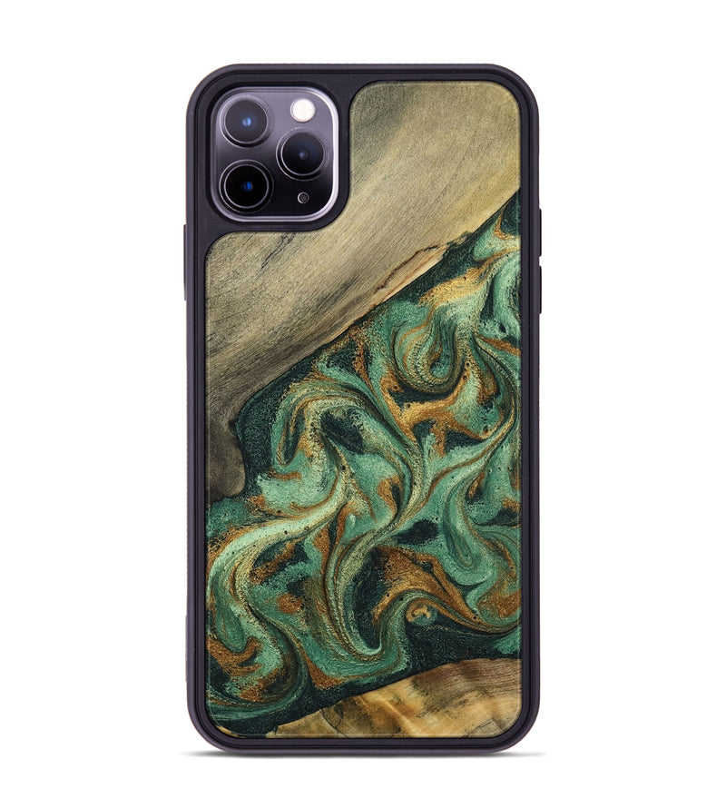 iPhone 11 Pro Max Wood Phone Case - Gay (Green, 798110)