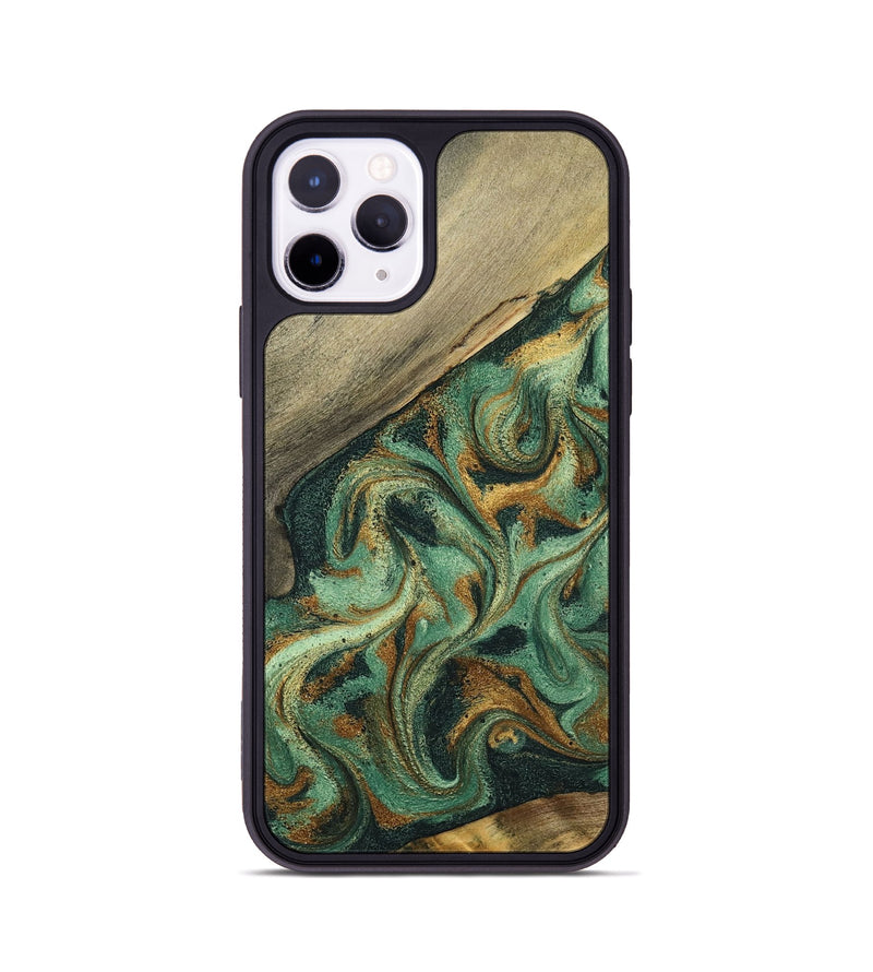 iPhone 11 Pro Wood Phone Case - Gay (Green, 798110)