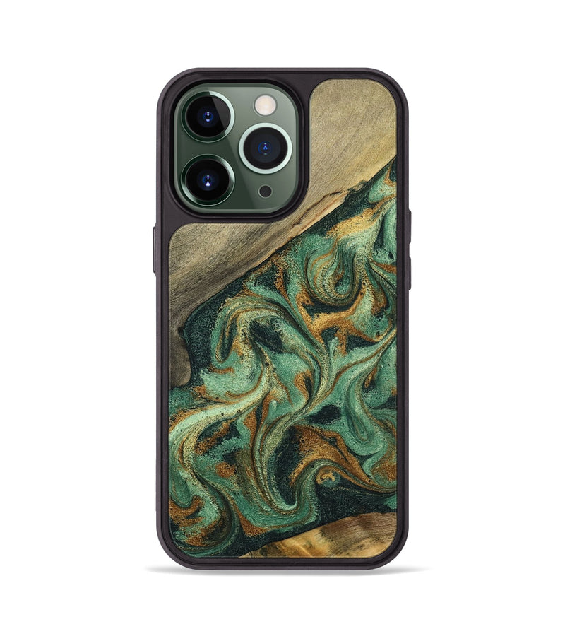 iPhone 13 Pro Wood Phone Case - Gay (Green, 798110)