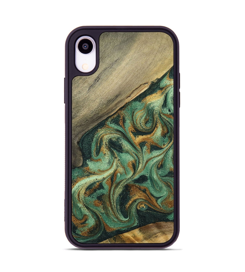 iPhone Xr Wood Phone Case - Gay (Green, 798110)