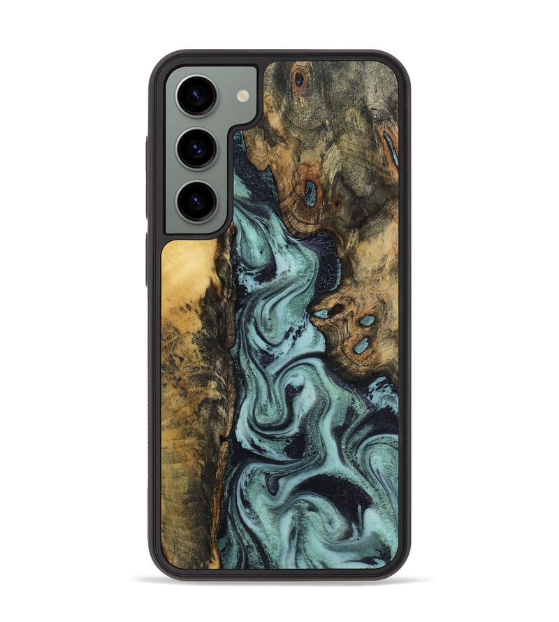 Galaxy S23 Plus Wood Phone Case - Brayden (Green, 798111)