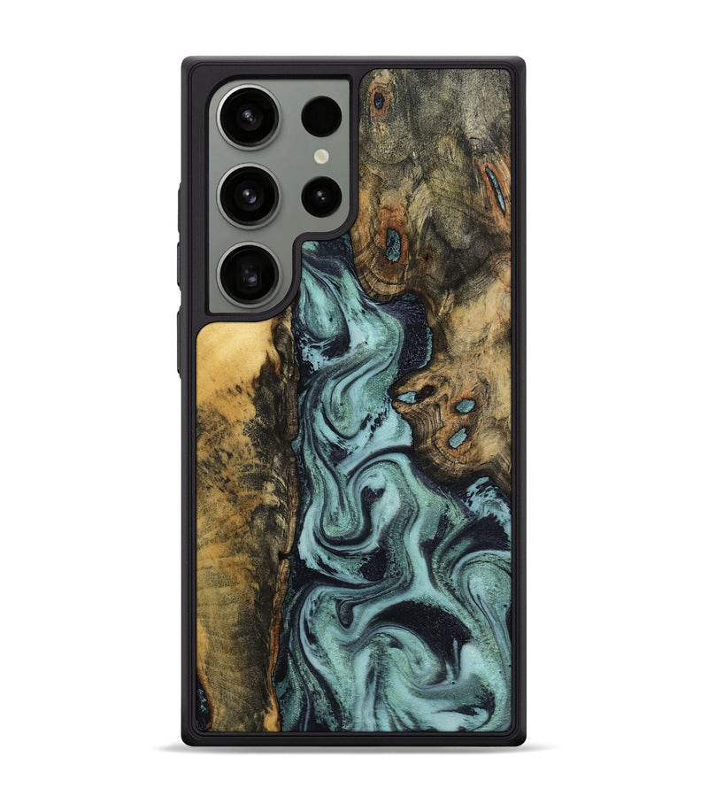 Galaxy S24 Ultra Wood Phone Case - Brayden (Green, 798111)