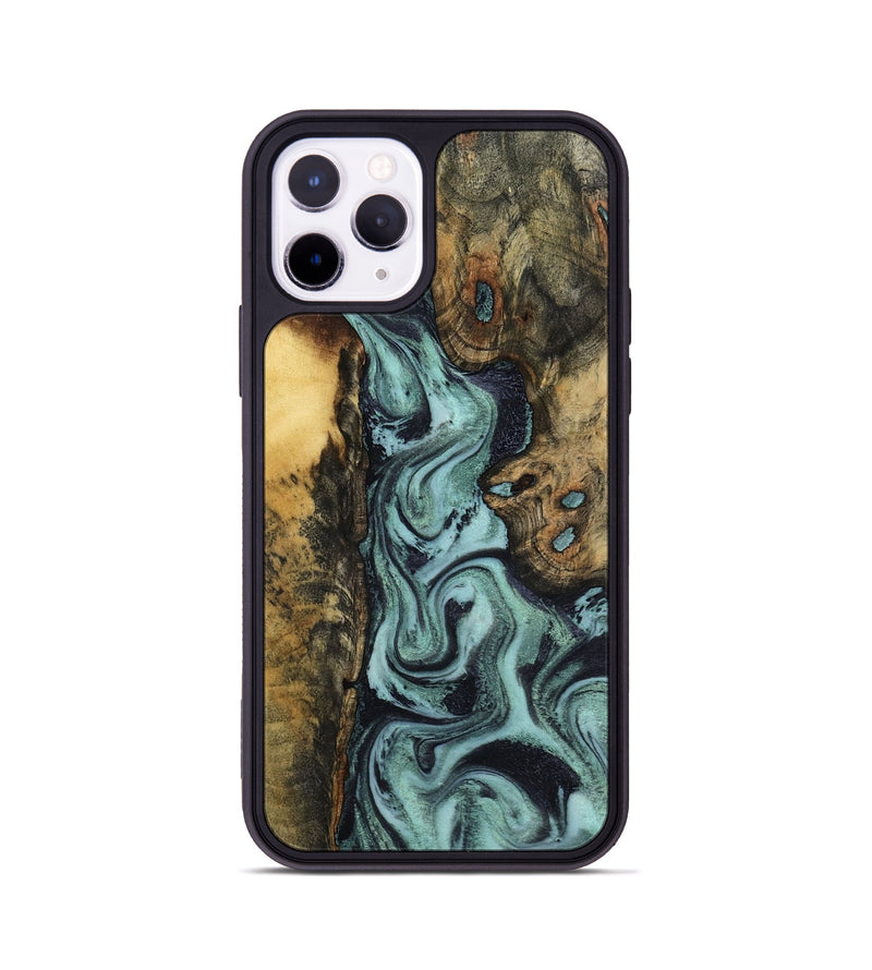 iPhone 11 Pro Wood Phone Case - Brayden (Green, 798111)
