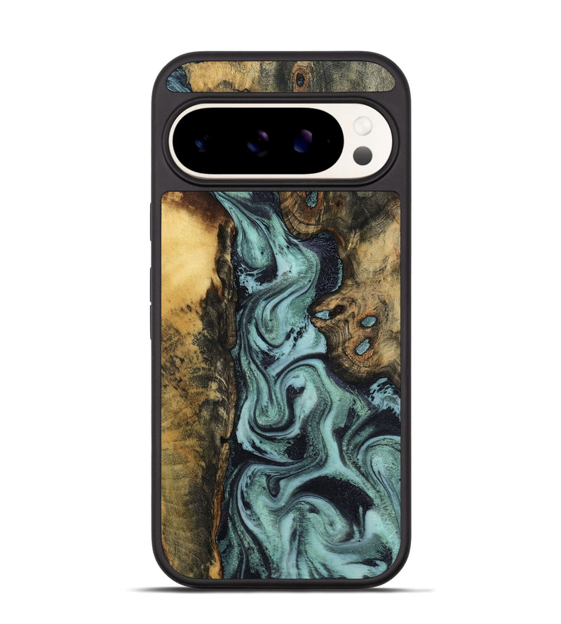 Pixel 9 Pro Wood Phone Case - Brayden (Green, 798111)
