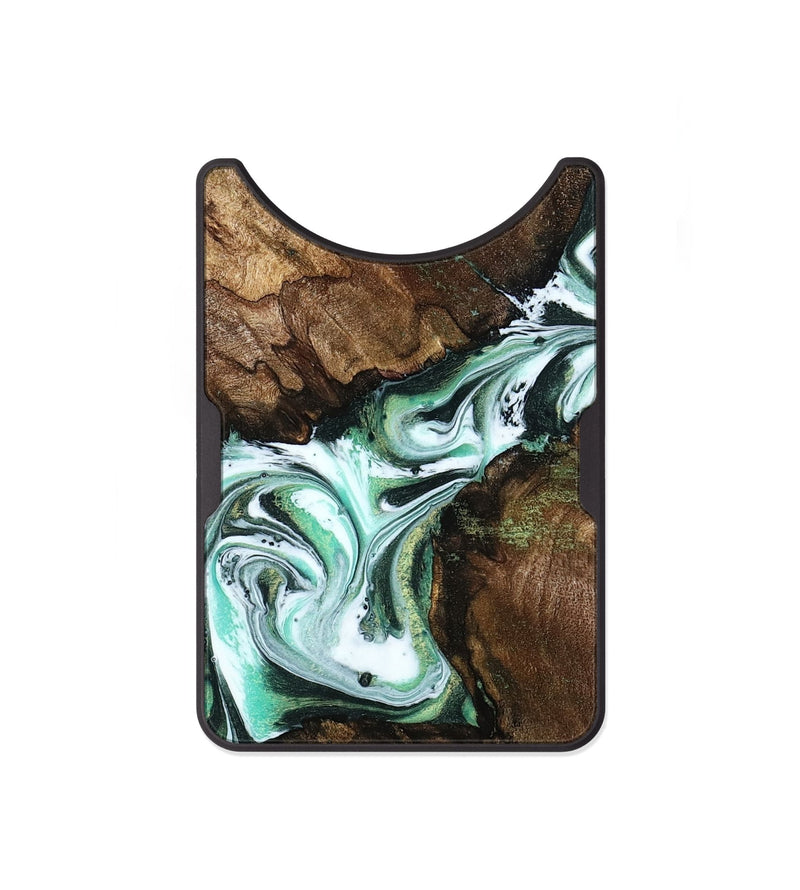 Alloy Wood Wallet - Yuliana (Green, 798112)