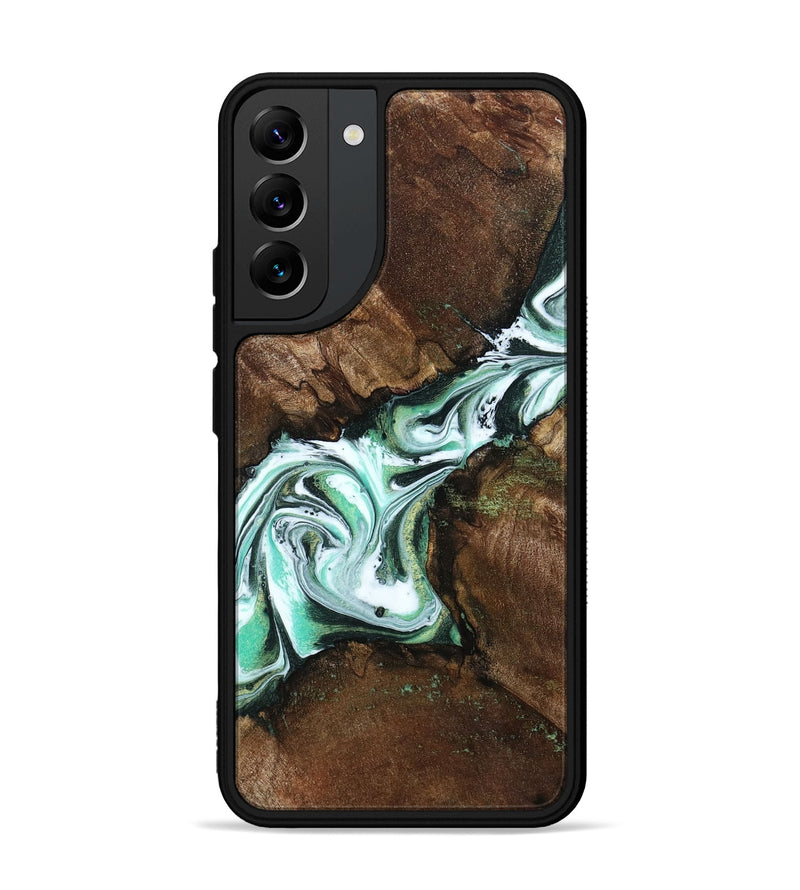 Galaxy S22 Plus Wood Phone Case - Yuliana (Green, 798112)