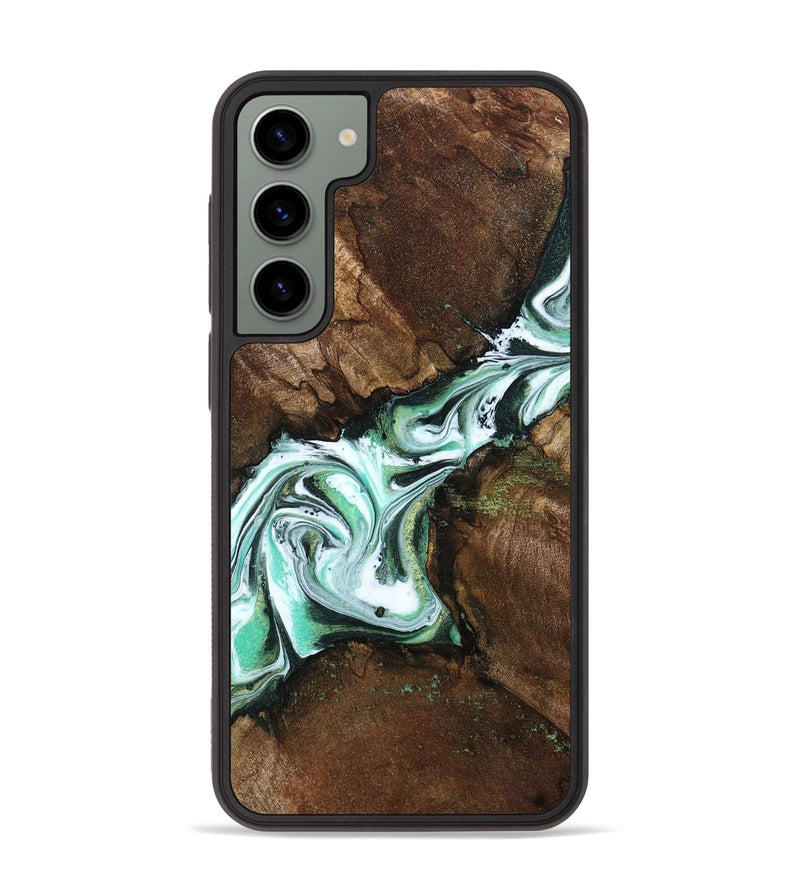 Galaxy S23 Plus Wood Phone Case - Yuliana (Green, 798112)