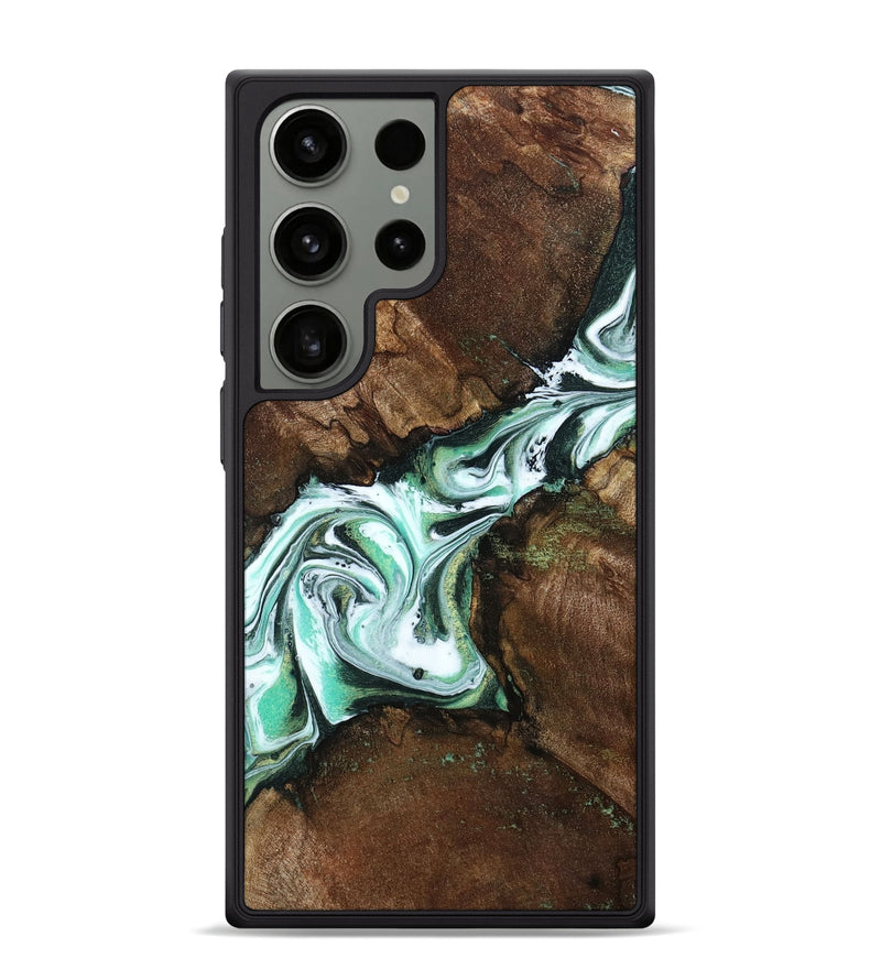 Galaxy S24 Ultra Wood Phone Case - Yuliana (Green, 798112)