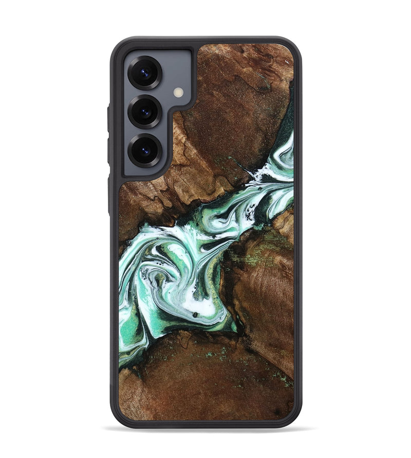 Galaxy S25 Plus Wood Phone Case - Yuliana (Green, 798112)