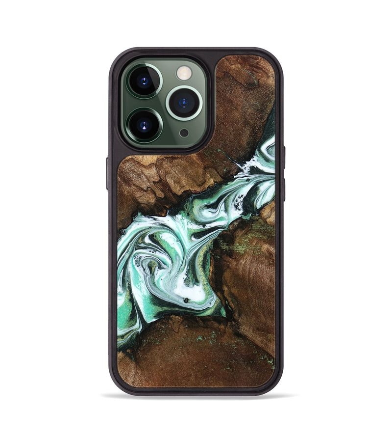 iPhone 13 Pro Wood Phone Case - Yuliana (Green, 798112)