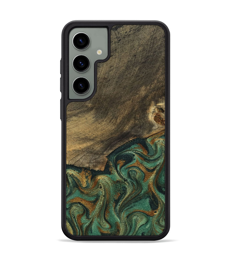 Galaxy S24 Plus Wood Phone Case - Emely (Green, 798113)