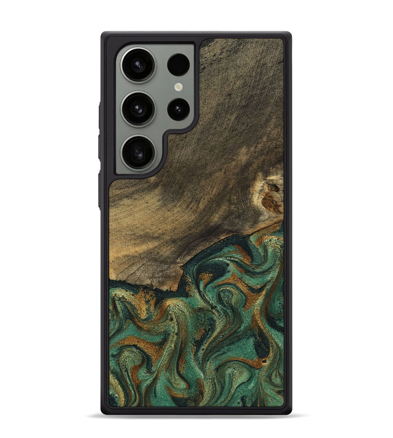 Galaxy S24 Ultra Wood Phone Case - Emely (Green, 798113)