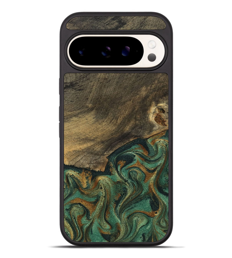 Pixel 9 Pro XL Wood Phone Case - Emely (Green, 798113)