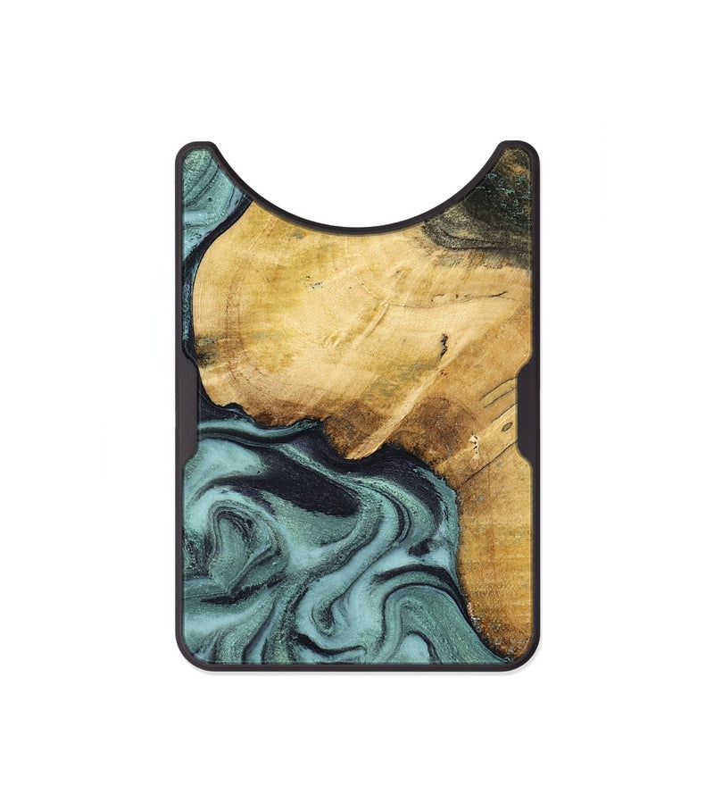 Alloy Wood Wallet - Arya (Green, 798114)